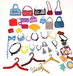 200+ BarbiePieces-Dolls, Clothes, Shoes, Accessories, Classroom Pcs & Case USED