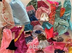 200+ BarbiePieces-Dolls, Clothes, Shoes, Accessories, Classroom Pcs & Case USED