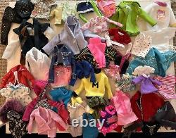 200+ BarbiePieces-Dolls, Clothes, Shoes, Accessories, Classroom Pcs & Case USED