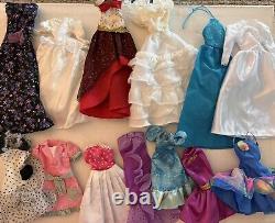 200+ BarbiePieces-Dolls, Clothes, Shoes, Accessories, Classroom Pcs & Case USED