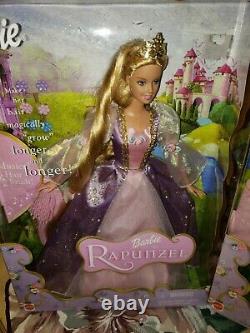 2001 Barbie as Rapunzel And Prince Stefan Lot
