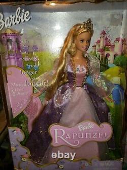 2001 Barbie as Rapunzel And Prince Stefan Lot