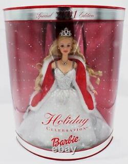 2001 Happy Holidays Special Edition Barbie Doll Mint Condition - Rare Find