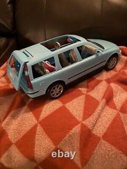 2004 Barbie Happy Family Nearly Complete Working Smart House and Blue Volvo