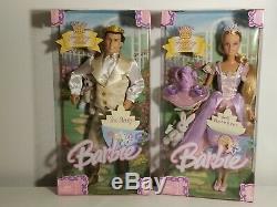 2004 Fantasy Tales Tea Party dolls Barbie as Rapunzel & Ken G6278, G6281
