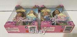 2004 Mattel FANTASY TALES TEA PARTY BARBIE KELLY Dolls NEW IN BOX (Lot of 2)