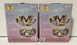 2004 Mattel FANTASY TALES TEA PARTY BARBIE KELLY Dolls NEW IN BOX (Lot of 2)