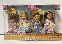 2004 Mattel FANTASY TALES TEA PARTY BARBIE KELLY Dolls NEW IN BOX (Lot of 2)