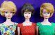 3 Vintage Barbie Bubblecut Lot Lemon Ash Blonde Fudge Brunette Gorgeous BIN