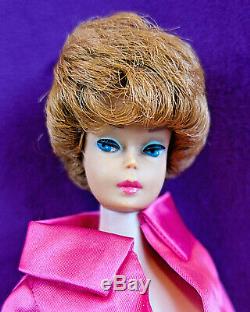 3 Vintage Barbie Bubblecut Lot White Ginger Fudge Brunette Titian Redhead BIN