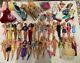 30 Barbie, Disney Princess and Similar Size Dolls Bulk Lot With Accessories/Pets