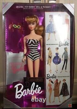 35th Anniversary Blonde 1994 Barbie Doll signed by Ruth Handler NRFB mint