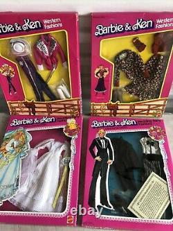 38-pieces Vintage Mattel BARBIE DOLL / Ken Fashion Clothes ORIG. BOX -Lot #2