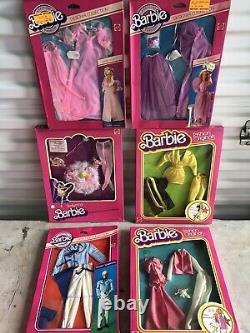 38-pieces Vintage Mattel BARBIE DOLL / Ken Fashion Clothes ORIG. BOX -Lot #2