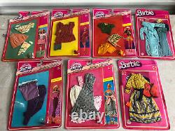 38-pieces Vintage Mattel BARBIE DOLL / Ken Fashion Clothes ORIG. BOX -Lot #2