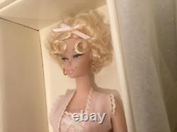 #4 Lingerie Silkstone Barbie 2001 BFMC Platinum Blonde NRFB MINT 55498