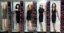 5 NEW 2009 Barbie Basics Collection 001 Dolls MODELS 01,05,06,09,11