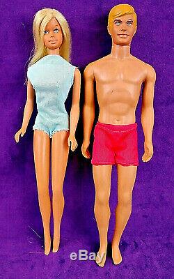 5 Vintage Malibu TNT Mod Doll Lot Barbie Skipper Ken PJ Francie Orig. S/S Towels