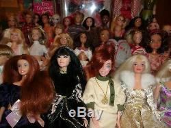 50 Barbie/ken Dolls/celebrities/disney/christmas/rockers/wheelchair/hercules++++