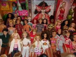 50 Barbie/ken Dolls/celebrities/disney/christmas/rockers/wheelchair/hercules++++