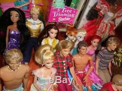 50 Barbie/ken Dolls/celebrities/disney/christmas/rockers/wheelchair/hercules++++