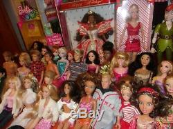 50 Barbie/ken Dolls/celebrities/disney/christmas/rockers/wheelchair/hercules++++