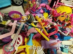 50lb Lot Barbie & Ken dolls Vtg Playsets Doll House, Clothes, Pets, Camper, 90's