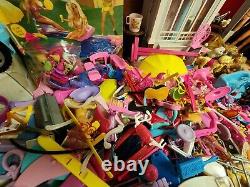 50lb Lot Barbie & Ken dolls Vtg Playsets Doll House, Clothes, Pets, Camper, 90's