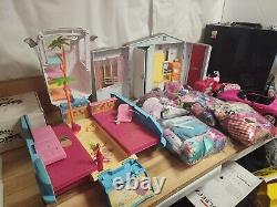 50lb Lot Barbie & Ken dolls Vtg Playsets Doll House, Clothes, Pets, Camper, 90's