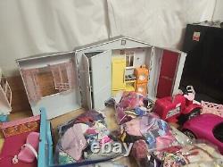 50lb Lot Barbie & Ken dolls Vtg Playsets Doll House, Clothes, Pets, Camper, 90's