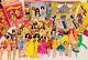 60 Barbie Some Vintage Chelsea Disney Ken. Dolls & Clothes 4 Cases + 10 Gowns