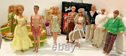 60s 70s 80s Barbie & Ken LOT 10 Dolls Furniture Case Twist Turn Tuesday Taylor