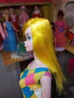 66 Stunning Golden Blond Color Magic Barbie Doll Original Swim Suit