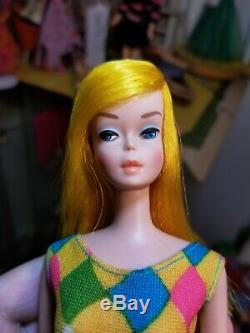 66 Stunning Golden Blond Color Magic Barbie Doll Original Swim Suit