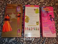 7 African American Mattel Barbie Doll Lot, Singer Brandy, Ken And More