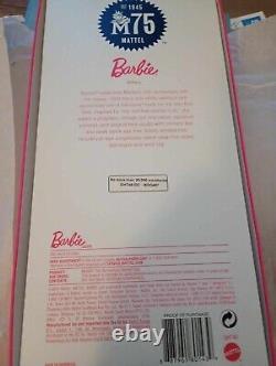 75TH ANNIVERSARY SILKSTONE BARBIE DOLL 2019 Gold Label Mattel MINT IN BOX