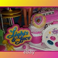 90's Lights & Lace Barbie Christie Teresa Dolls Lot Music Band Live Concert Set