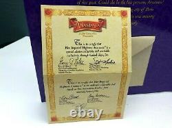 ANASTASIA HER IMPERIAL HIGHNESS Doll 1997 Galoob-Rare WithCertificate