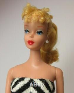 Absolutely Stunning #4 Blonde Ponytail BARBIE VINTAGE 1960 NEAR MINT