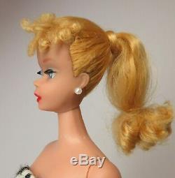Absolutely Stunning #4 Blonde Ponytail BARBIE VINTAGE 1960 NEAR MINT