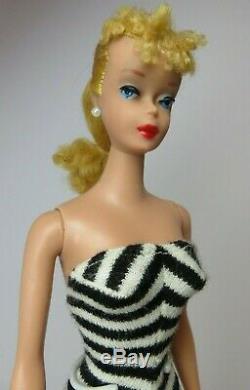 Absolutely Stunning #4 Blonde Ponytail BARBIE VINTAGE 1960 NEAR MINT