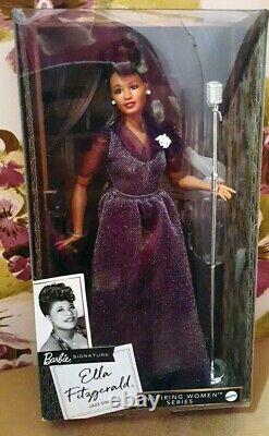 African American Barbie lot Ella Fitzgerald & rare Heartstring violinist 21915