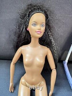 African American Pregnant Barbie Midge Lot Incomplete RARE