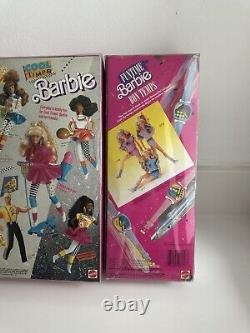 All Stars Midge 1989, Cool Times Midge 1988, Funtime Barbie 1986 NRFB lot of 3