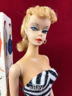 Alte HTF Vintage Ponytail Barbie doll #2 near mint unplayed 1959