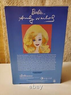 Andy Warhol Face Dress DWF57 Barbie Doll Gold Label Near Mint NIB Free Shipping