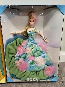 Artist Series Barbie Dolls Water Lily Monet & Sunflower Van Gogh Set of 2 NIB