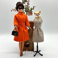 Audrey Hepburn Breakfast At Tiffanys Barbie DOLL & 1998 Cat Mask FASHION Set