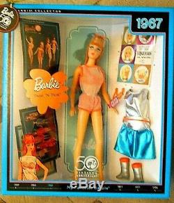 BARBIE 50th ANNIVERSARY LOT OF 6 1959, 1966, 1967, 1971, 1977, 1980. ALL NIB