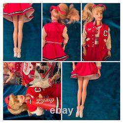 BARBIE Collector ED Coca-Cola Soda Fountain & 4 DOLLS ACCESSUSED 4 DISPLAY ONLY